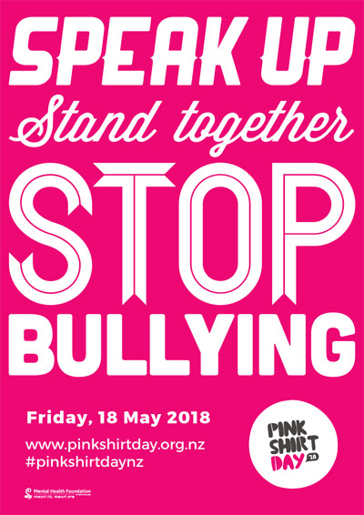 Pink Shirt Day Poster 2018 • BDSC