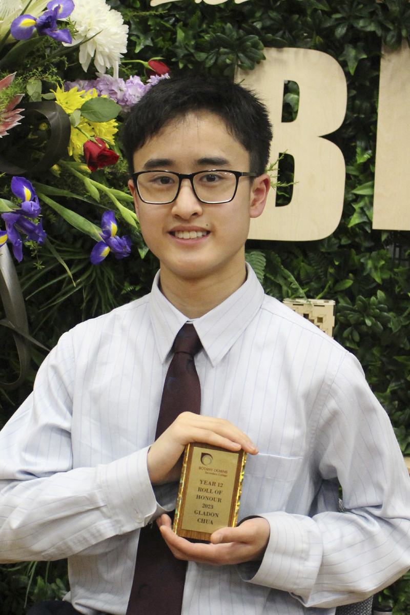 Gladon Chua - Academic Honour Roll Year 12 2023 cropped