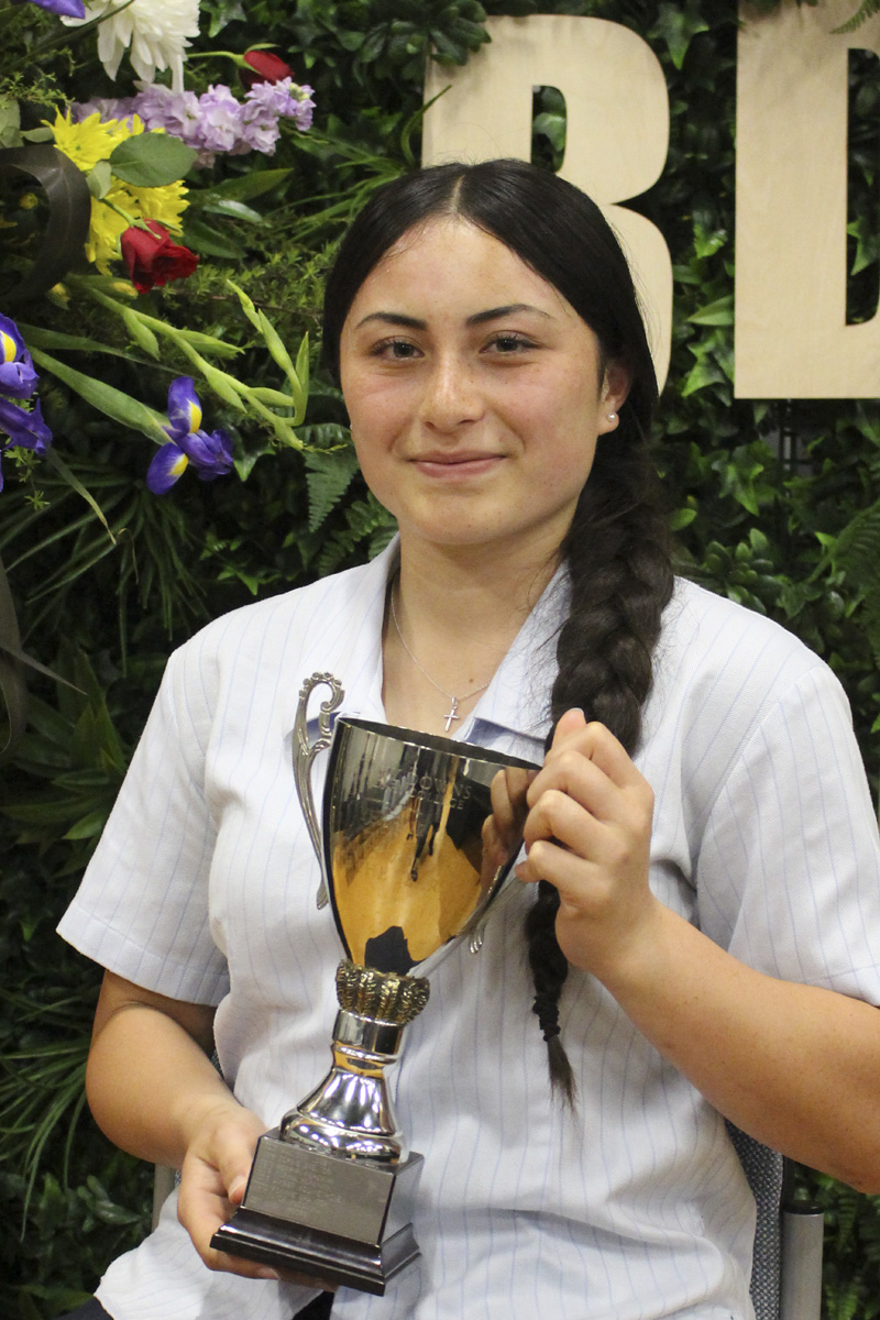 Kiritea Te Reo - Sportswoman of the Year Year 12 2023 cropped